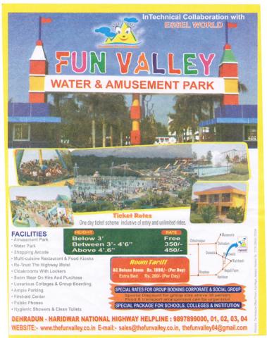 Fun Valley brochure/phamplet